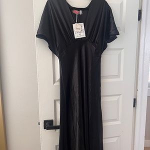 Free People X REVOLVE Beatrice Maxi Dress in Black Size 12
